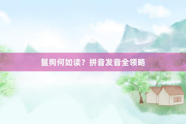鬣狗何如读？拼音发音全领略